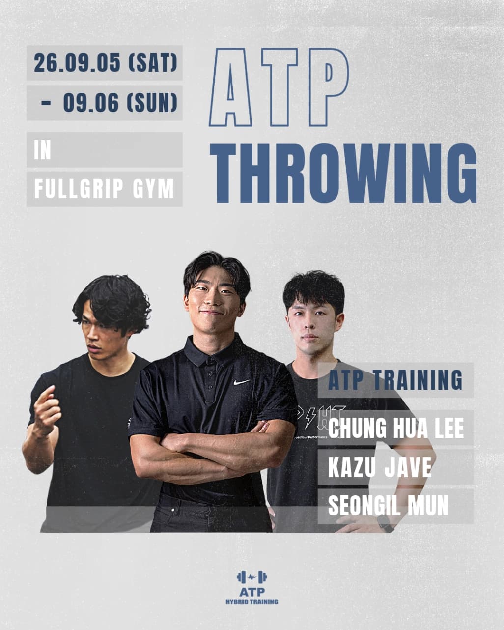 9.5-9.6 ATP Throwing Seminar